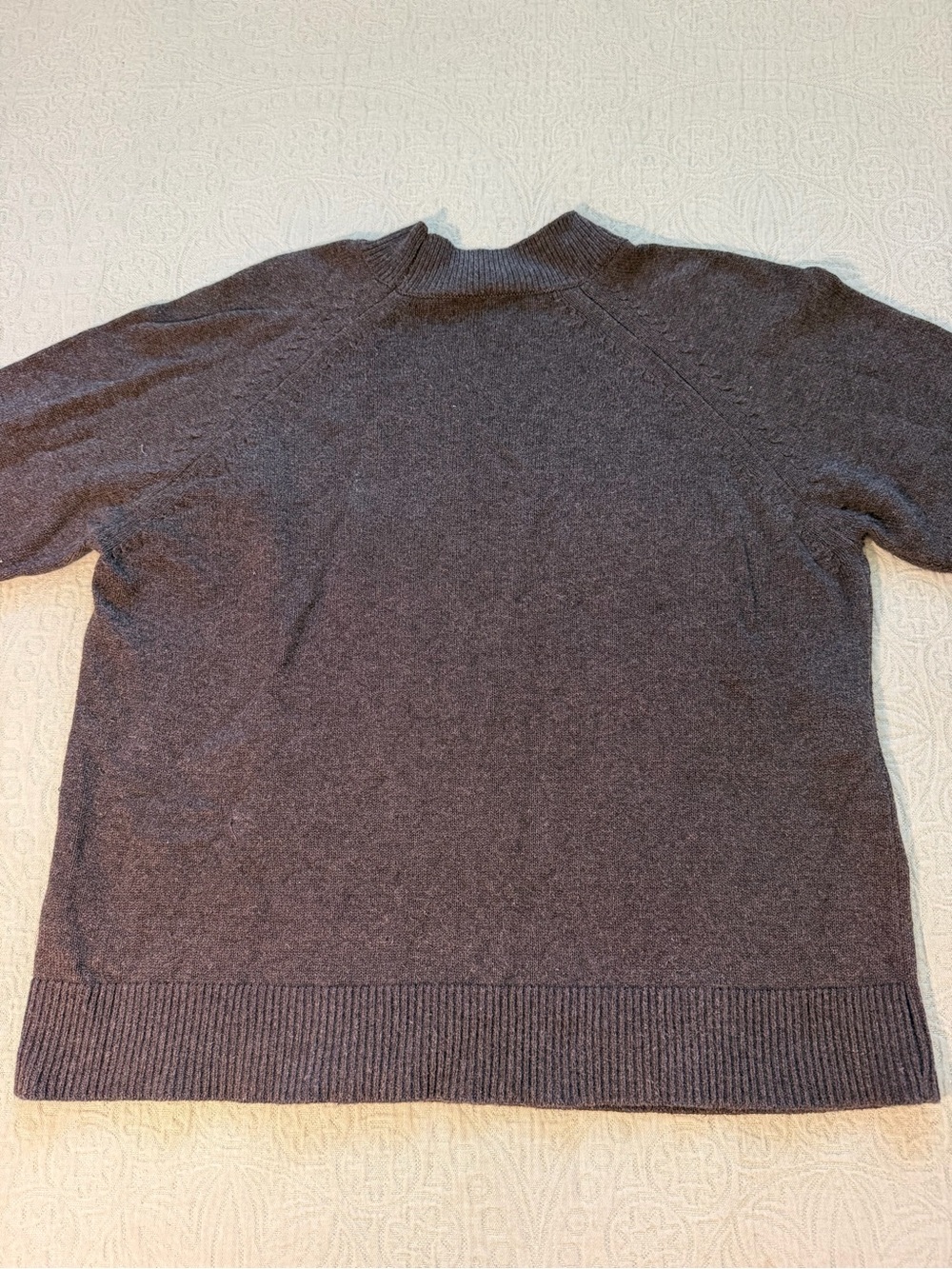 Quince Women's Mockneck Sweater in Gray - Picture 2 of 3